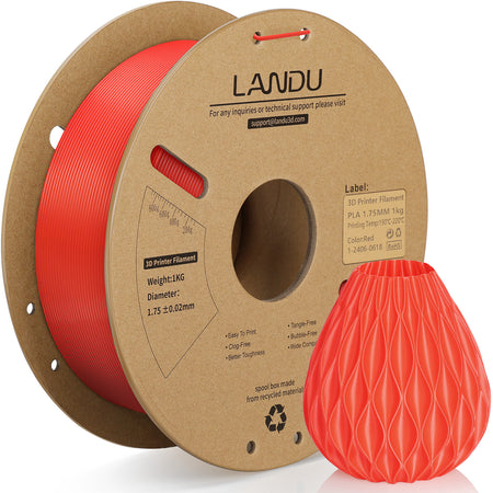 Red PLA 3D Printer Filament 1KG