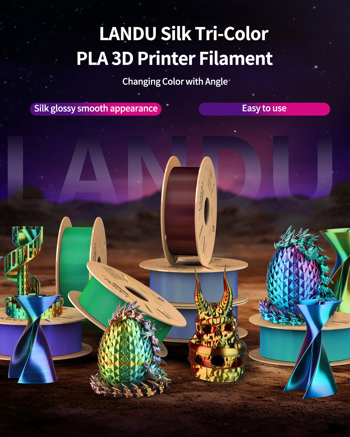 filament pla silk material