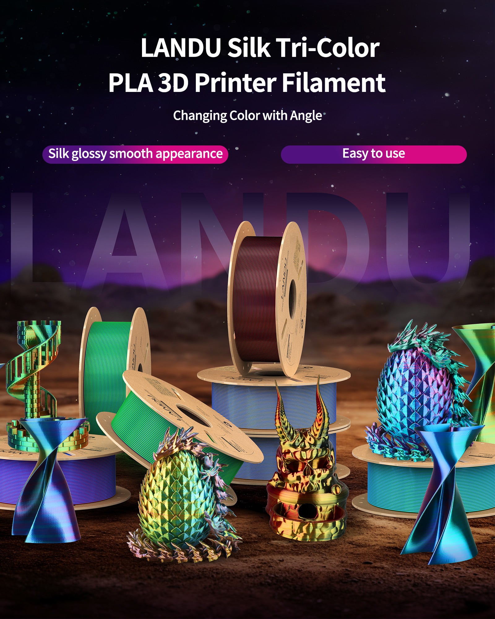 filament pla silk material